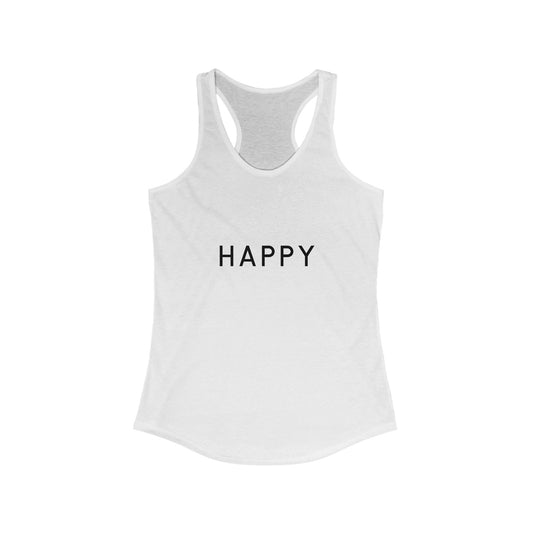 Happy - Racerback Tank