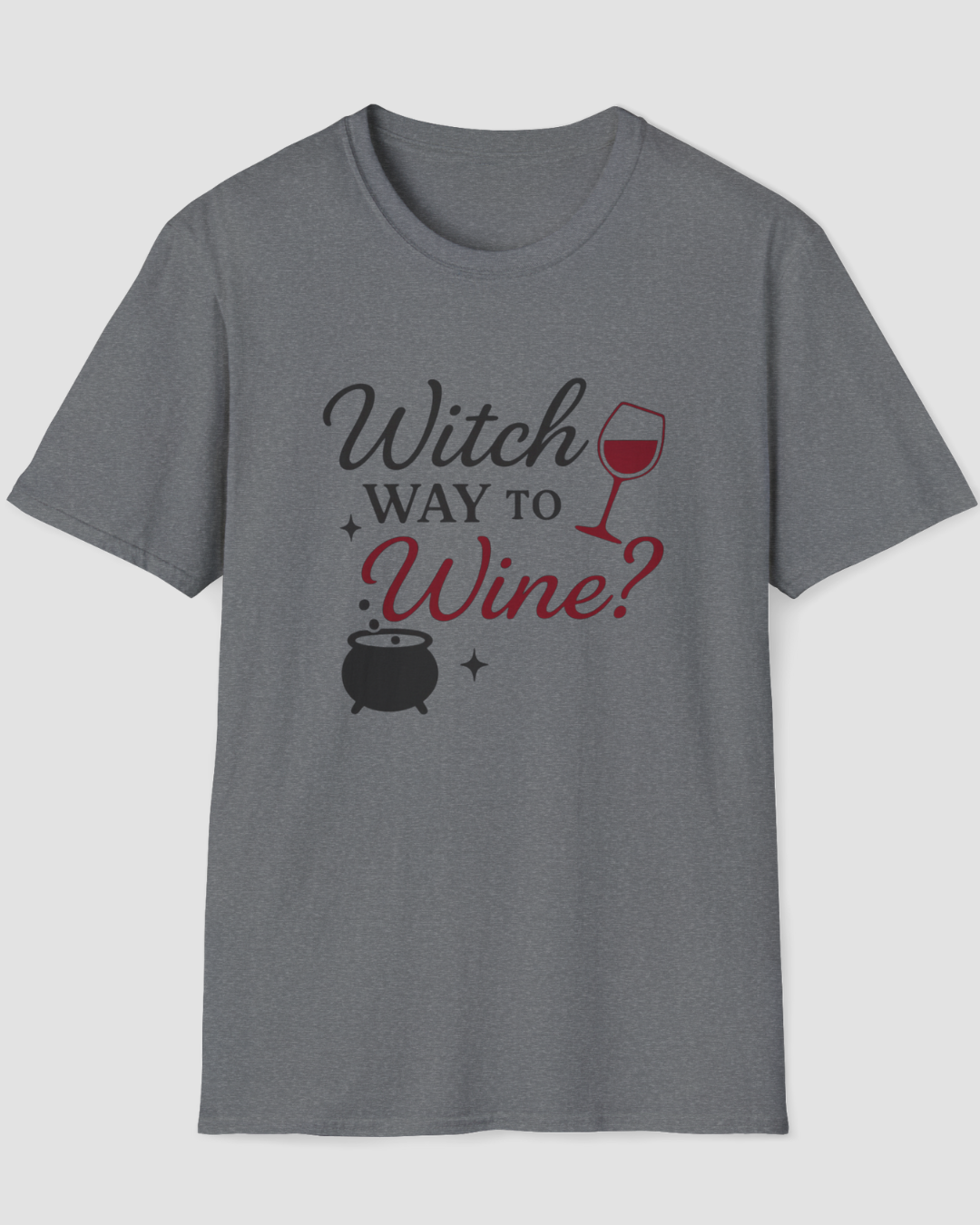 Witch Way to the Wine Funny Halloween Shirt