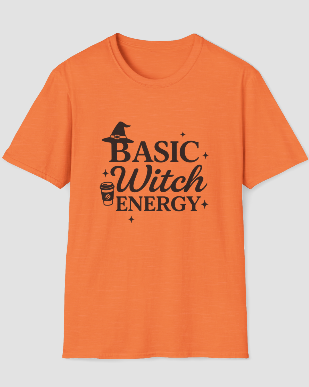 Basic Witch Energy Funny Pumpkin Spice Shirt