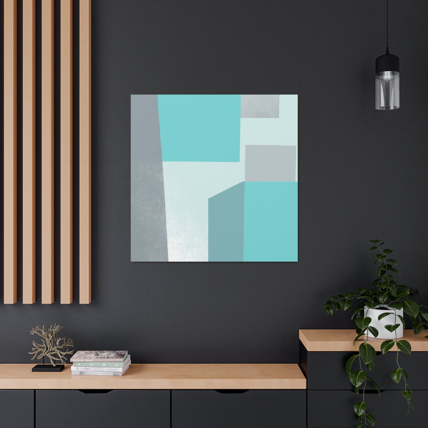 "The Rose That Grew from Concrete" - Canvas