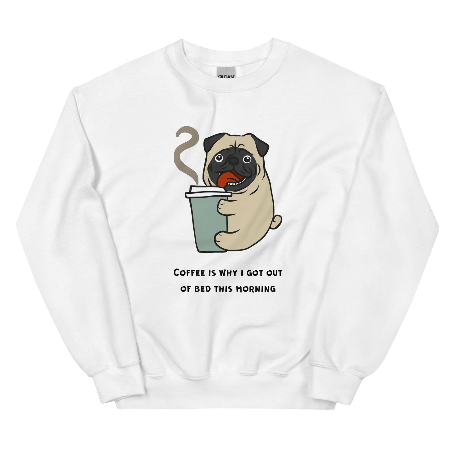 Coffee Pug Sweatshirt