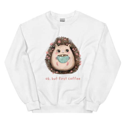 Coffee Porcupine Sweatshirt