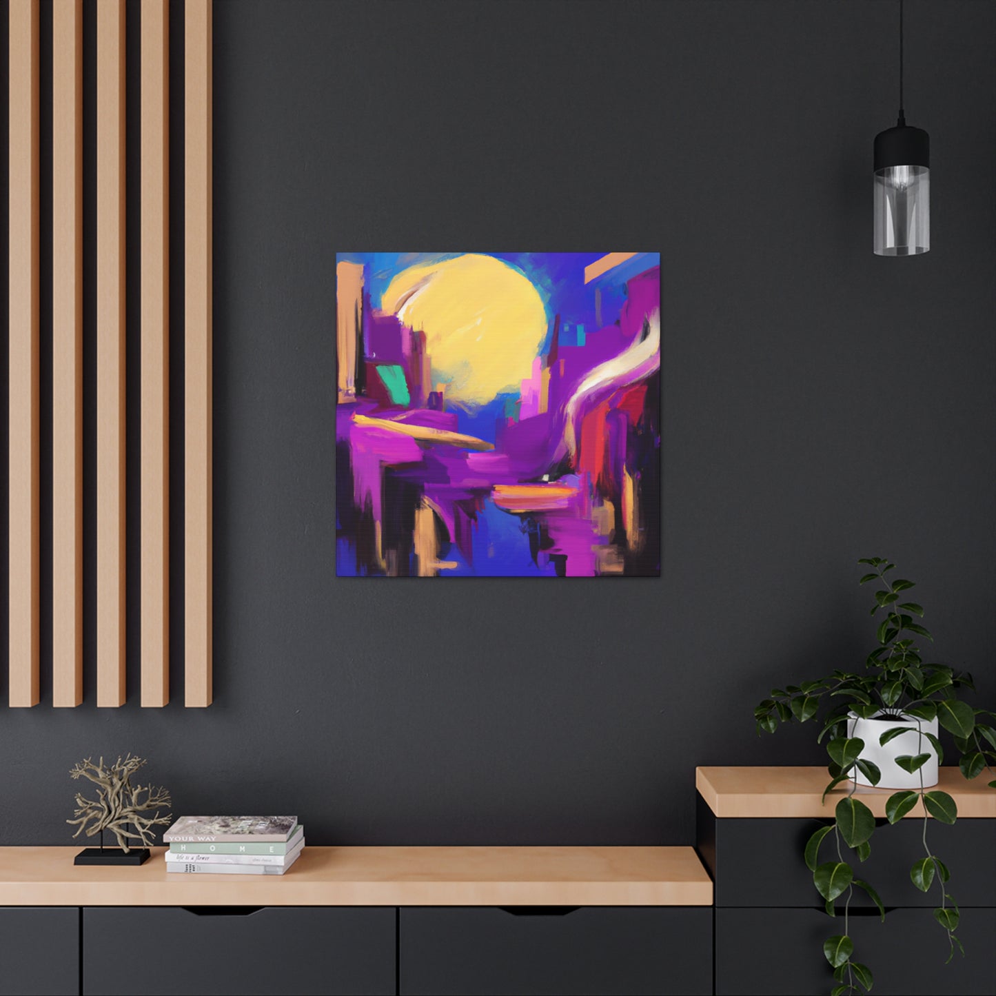 Cosmic Crescendo 202374- Canvas