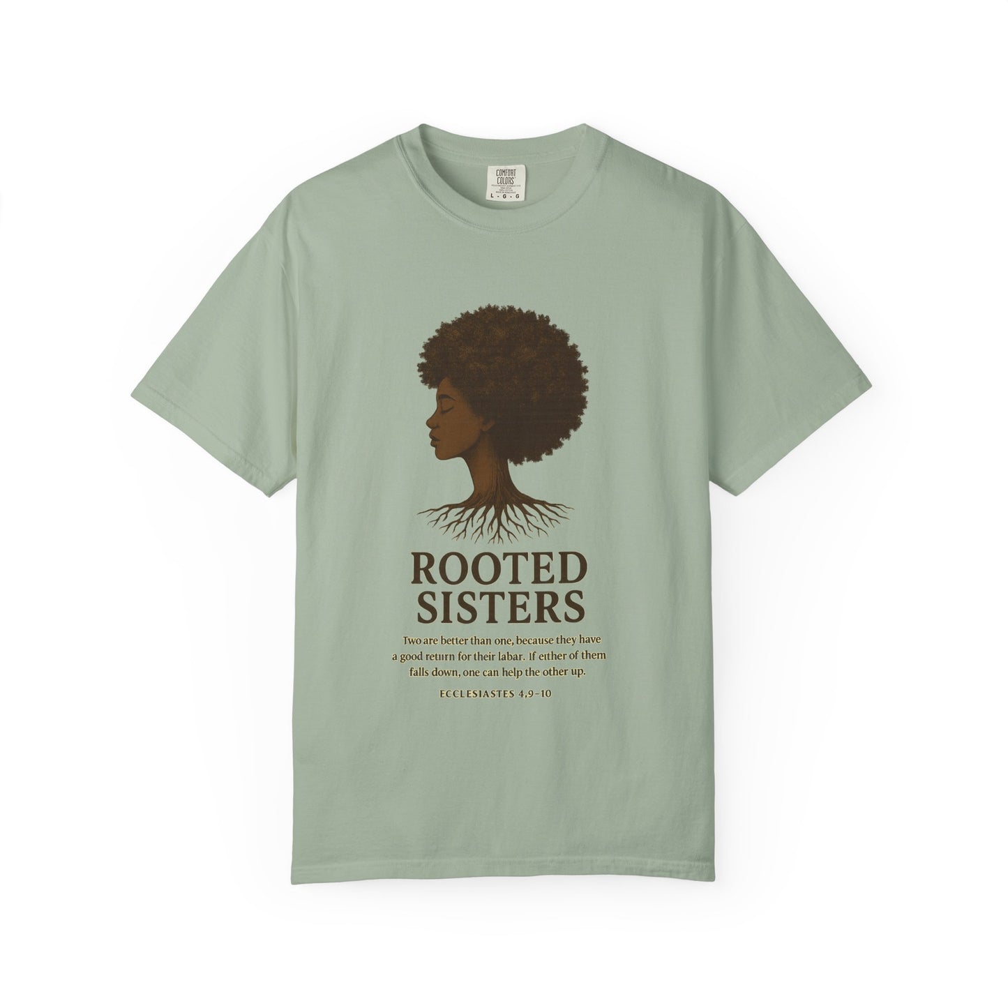 Rooted Sisters Unisex T-shirt - Celebrate Heritage, Empowerment, Nature, Gift for Friends, Inclusive Fashion
