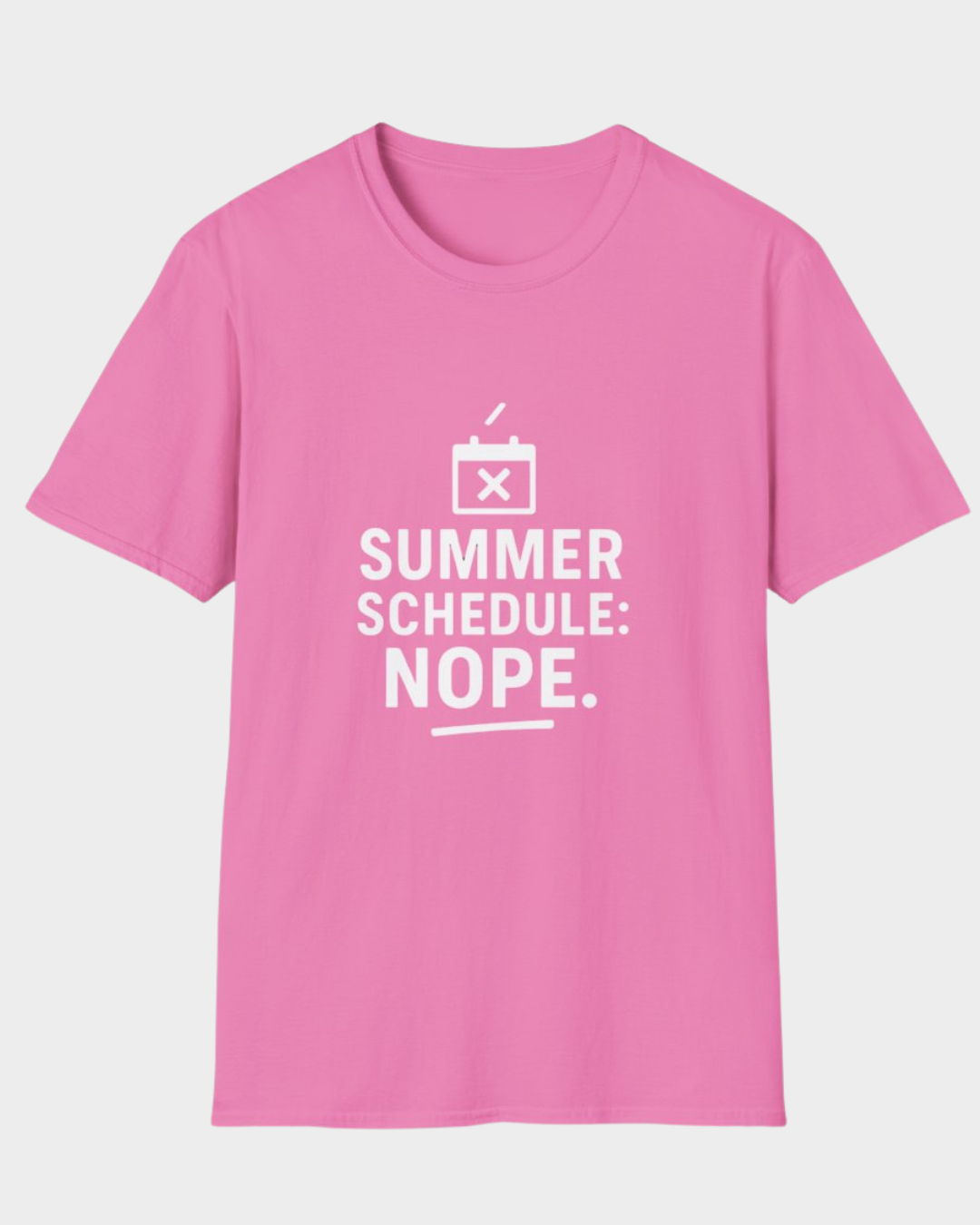 Summer Schedule: Nope. | Funny Summer Mom Shirt by Copper Boom