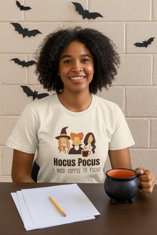 Hocus Pocus I Need Coffee to Focus Shirt