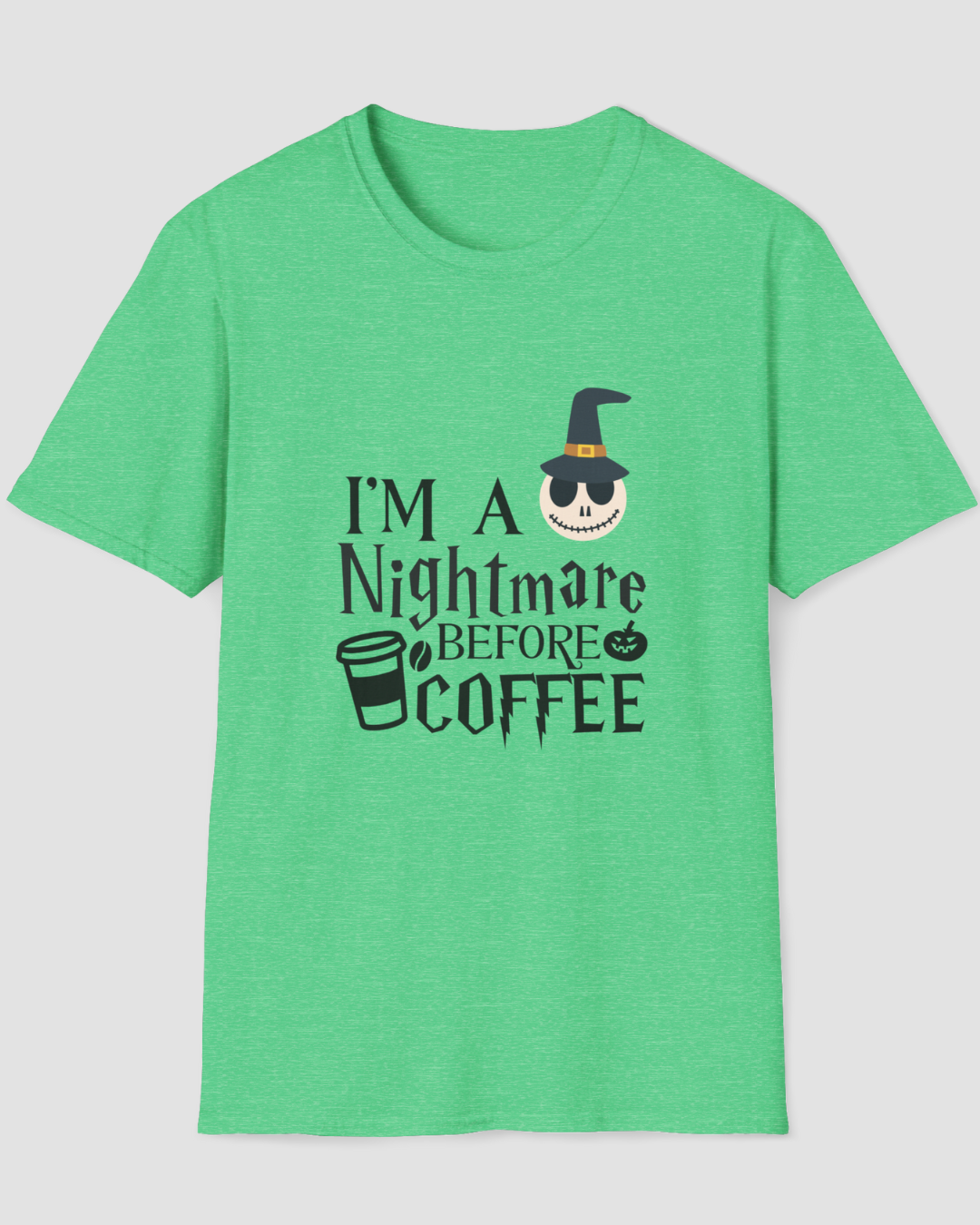 I'm a Nightmare Before Coffee Halloween Shirt