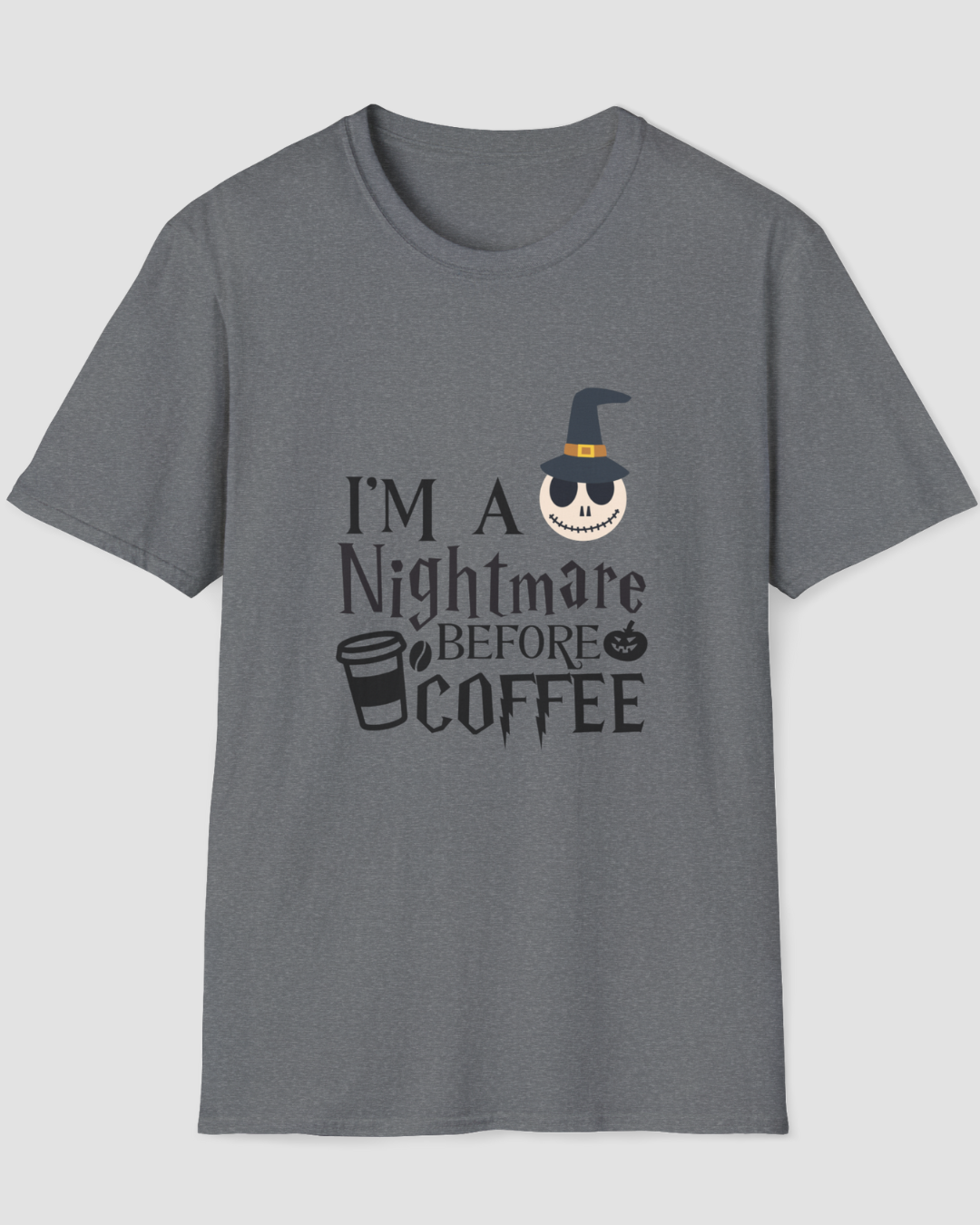 I'm a Nightmare Before Coffee Halloween Shirt