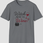 Witch Way to the Wine Funny Halloween Shirt
