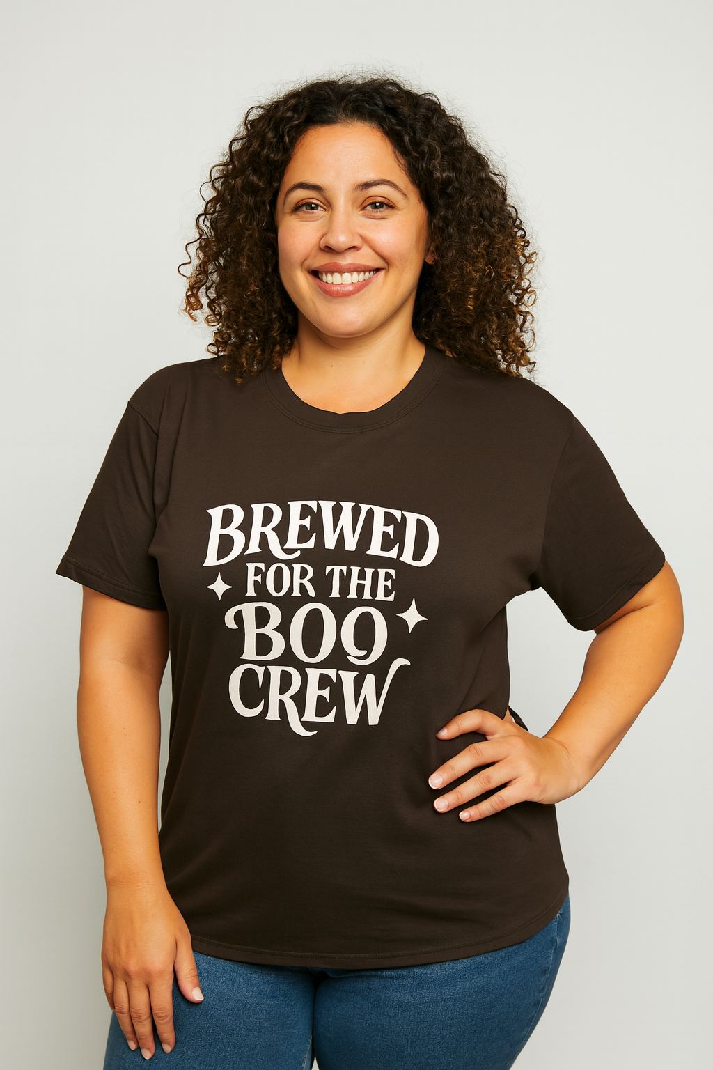 Brewed for the Boo Crew Halloween Coffee T-Shirt