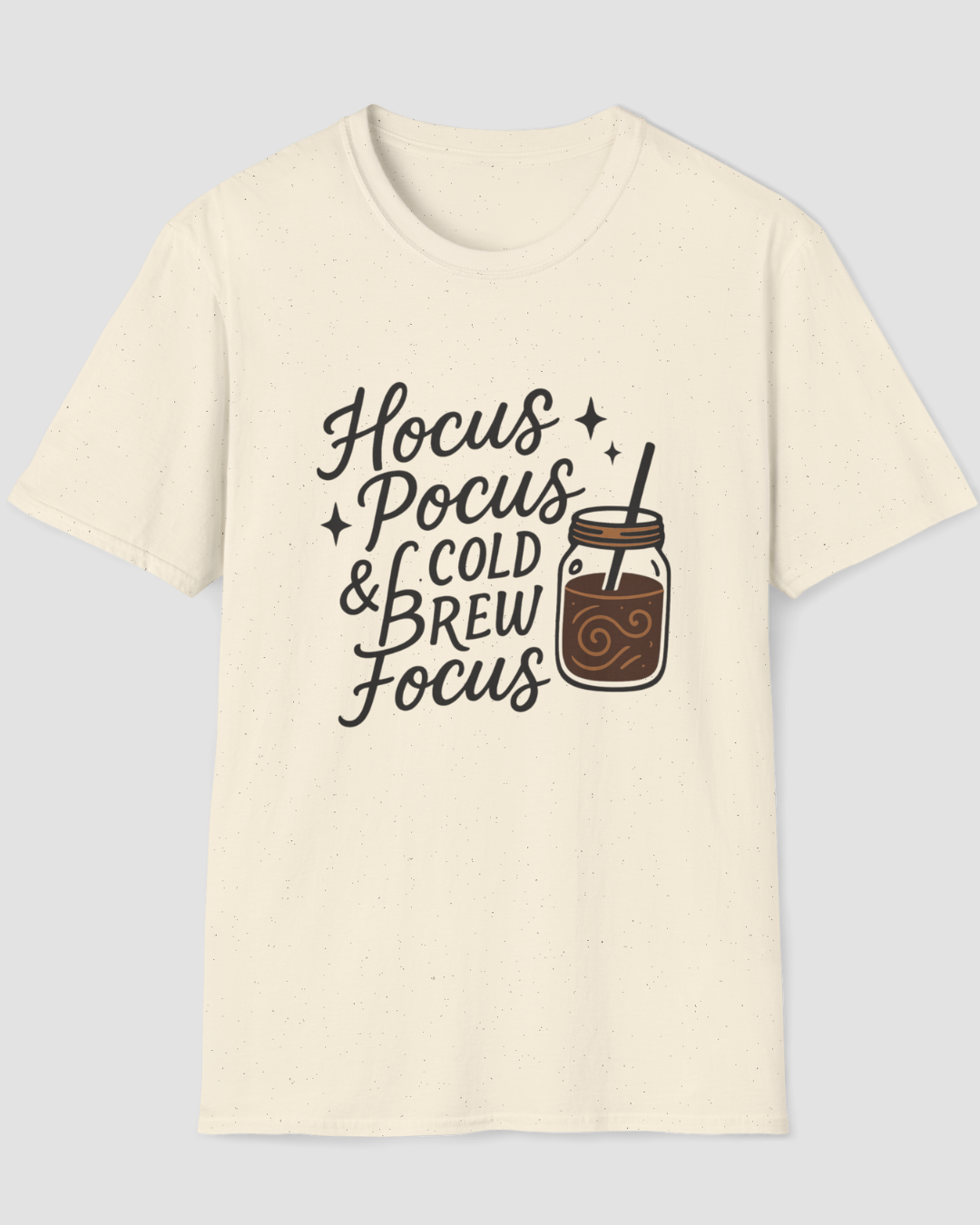 Hocus Pocus & Cold Brew Focus Halloween T-Shirt