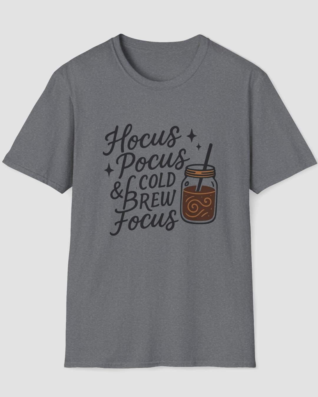Hocus Pocus & Cold Brew Focus Halloween T-Shirt