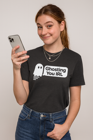 Ghosting You IRL Funny Halloween Shirt