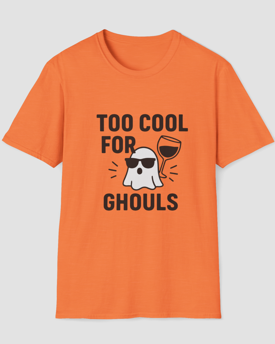 Too Cool for Ghouls Teen Halloween Shirt