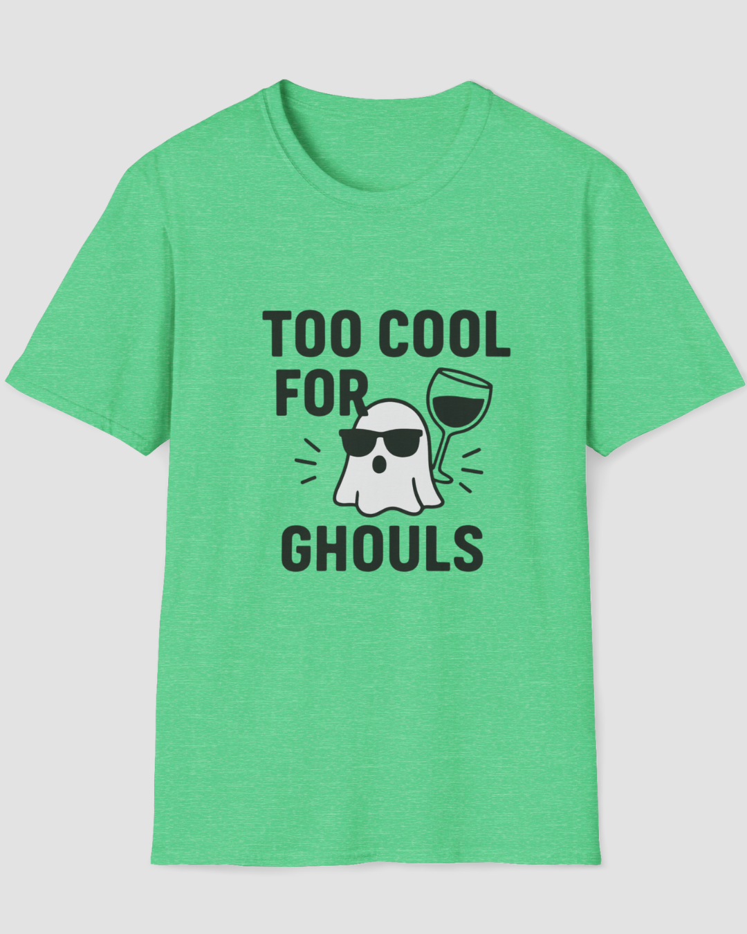 Too Cool for Ghouls Teen Halloween Shirt