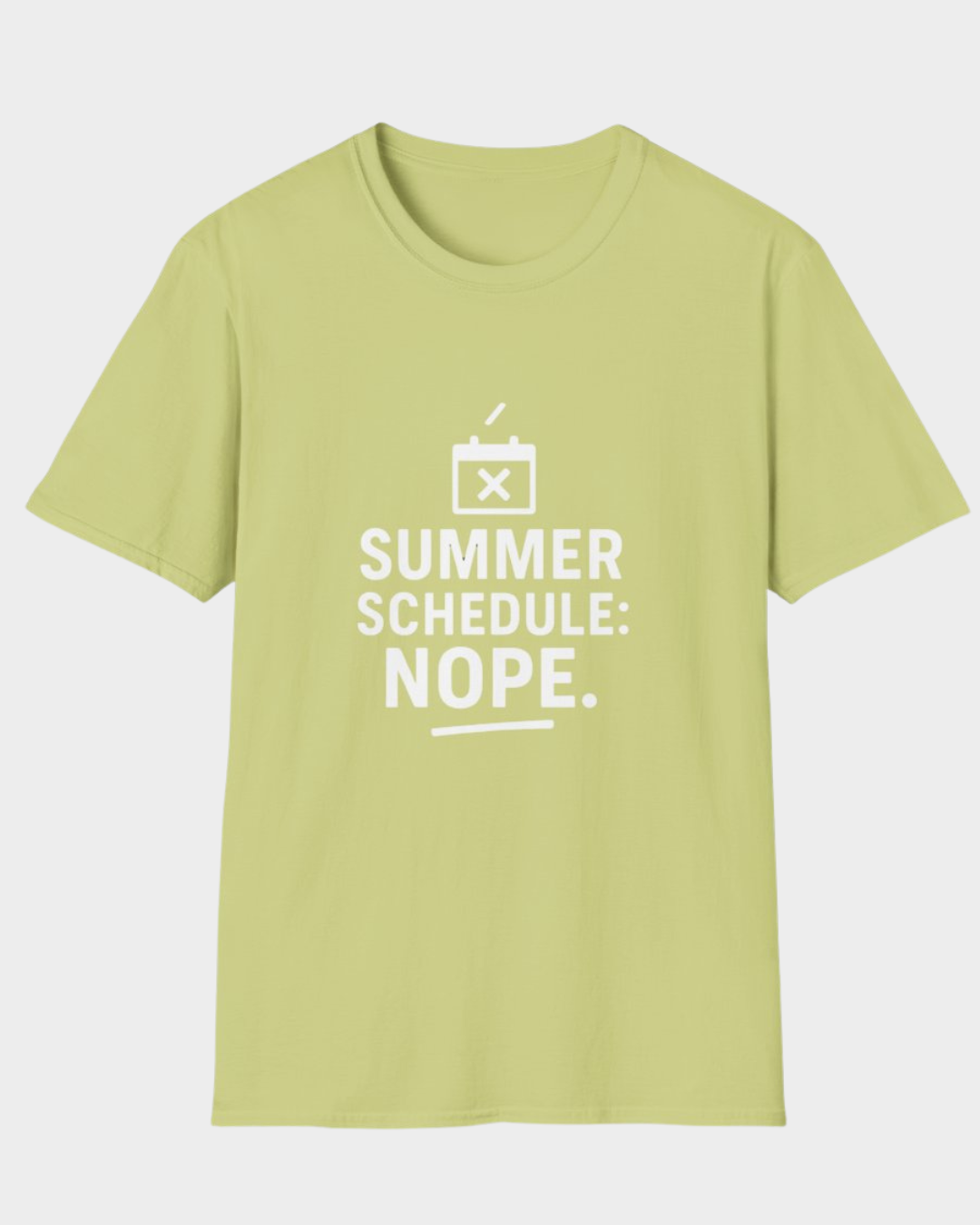 Summer Schedule: Nope. | Funny Summer Mom Shirt by Copper Boom