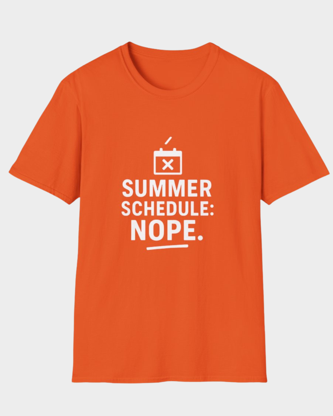 Summer Schedule: Nope. | Funny Summer Mom Shirt by Copper Boom