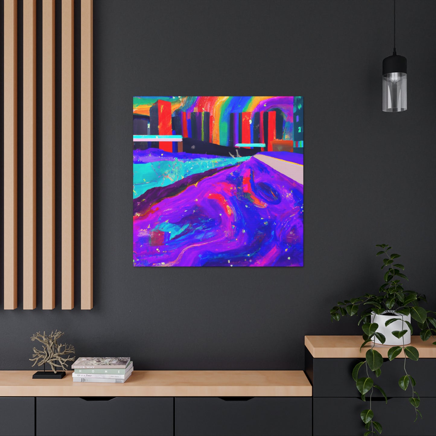 The Neon Nostalgia 2023728- Canvas