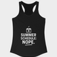 Summer Schedule: Nope.-Tank
