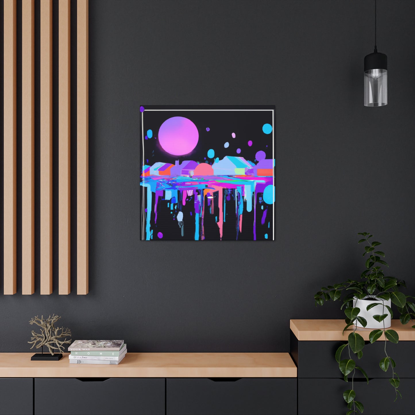 Neon Retrograde 202376- Canvas