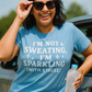 I’m Not Sweating, I’m Sparkling (with Stress) | Funny Summer Mom Shirt by Copper Boom