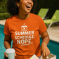 Summer Schedule: Nope. | Funny Summer Mom Shirt by Copper Boom