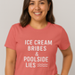 Ice Cream Bribes & Poolside Lies | Funny Summer Mom Shirt by Copper Boom