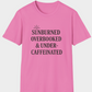 Sunburned, Overbooked & Under-Caffeinated | Funny Summer Mom Shirt by Copper Boom