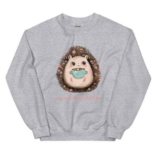 Coffee Porcupine Sweatshirt