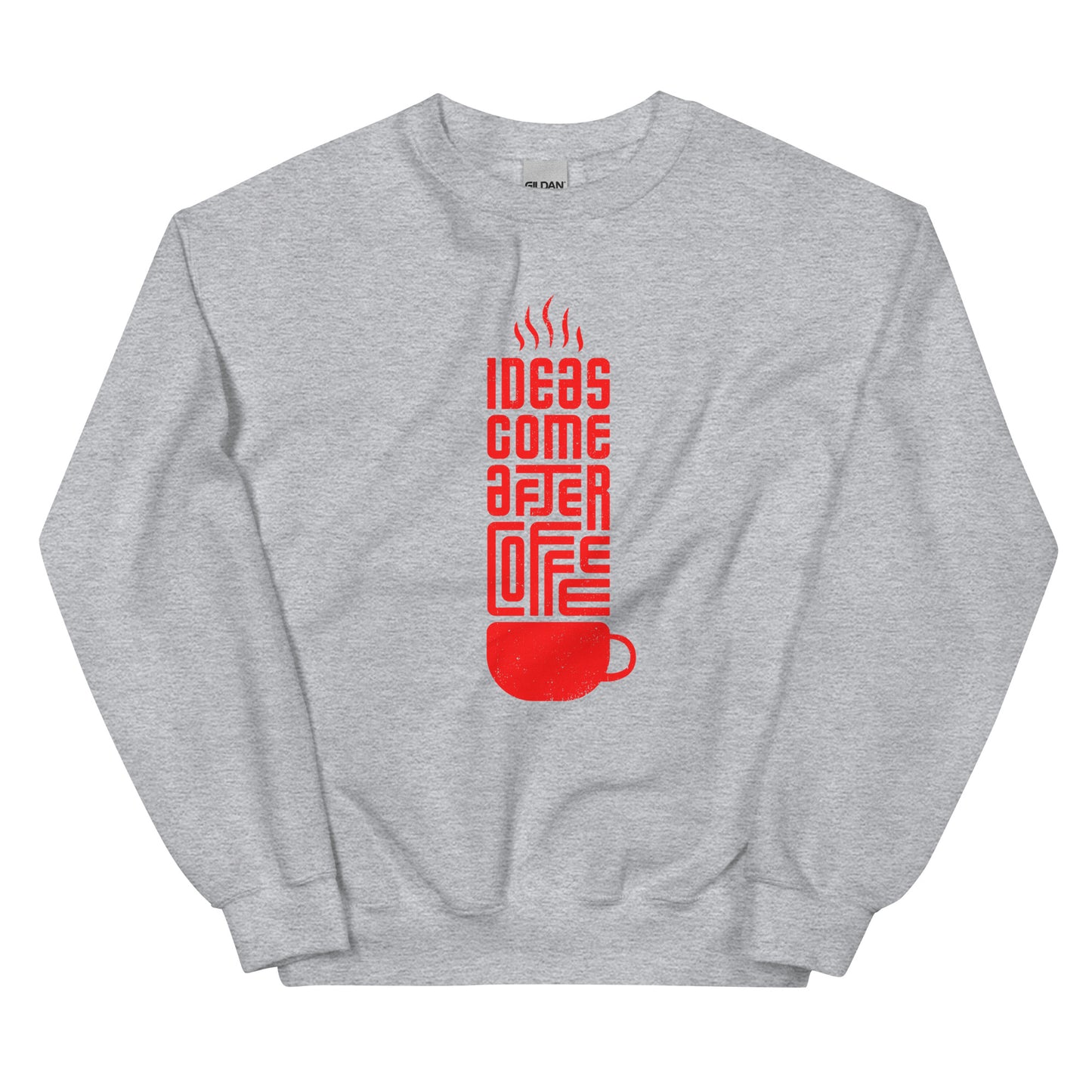 Coffee Ideas Red Sweatshirt