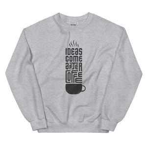 Coffee Ideas Black Sweatshirt