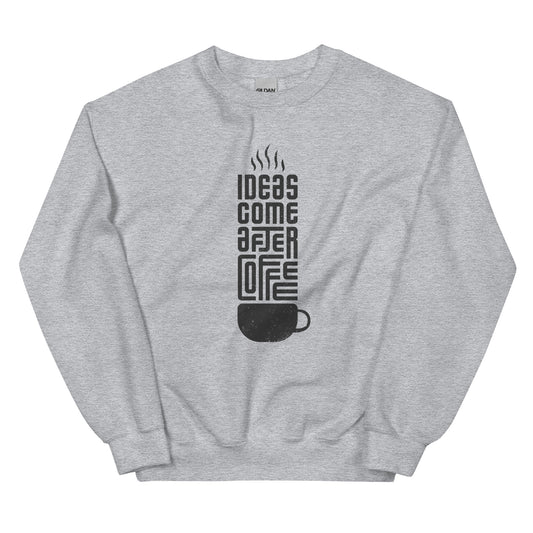 Coffee Ideas Black Sweatshirt
