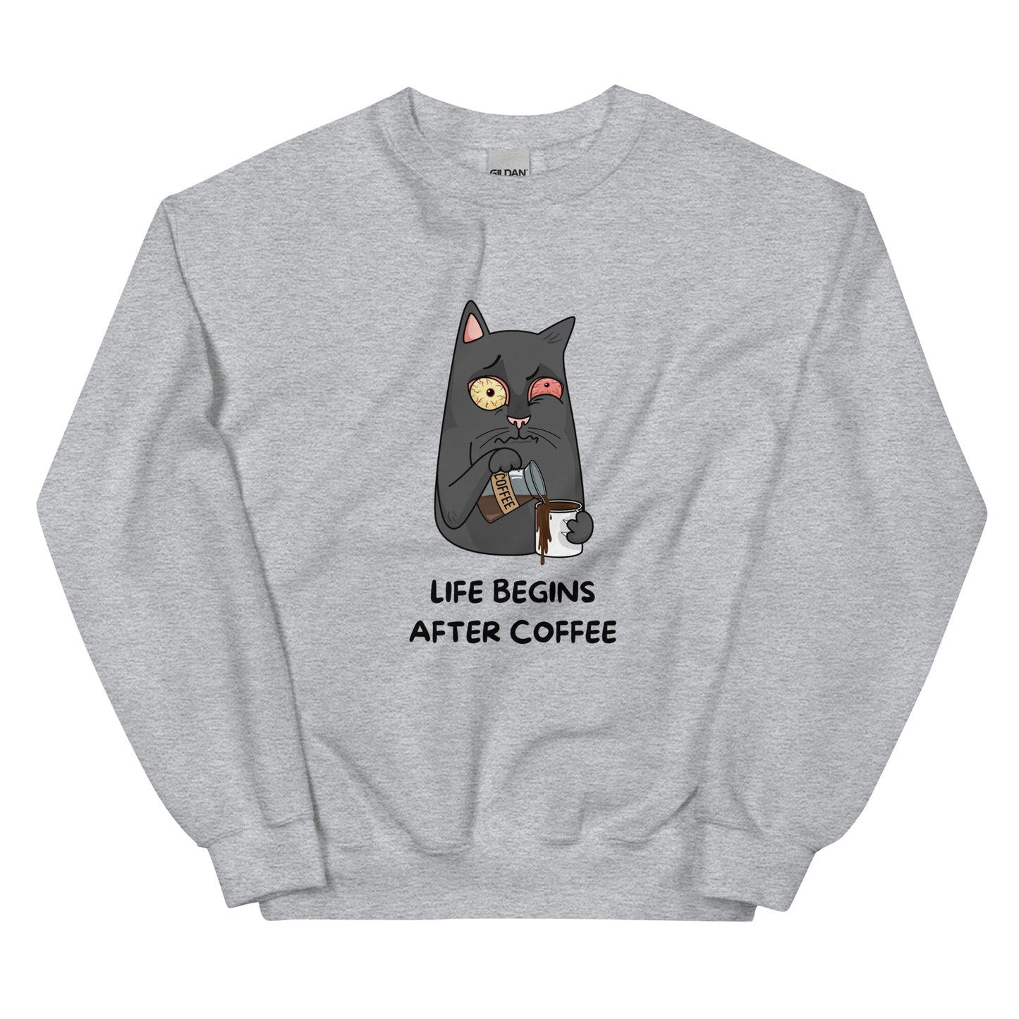 Coffee Cat Sweatshirt