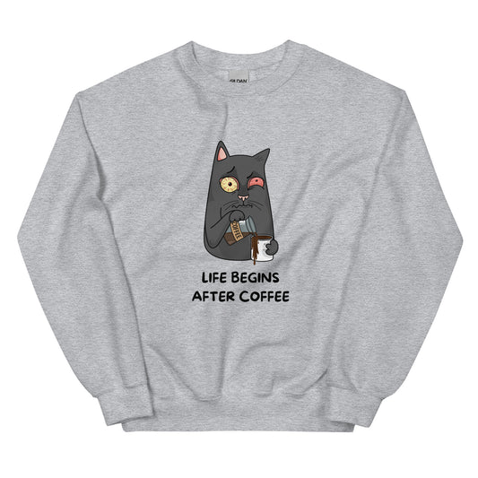 Coffee Cat Sweatshirt