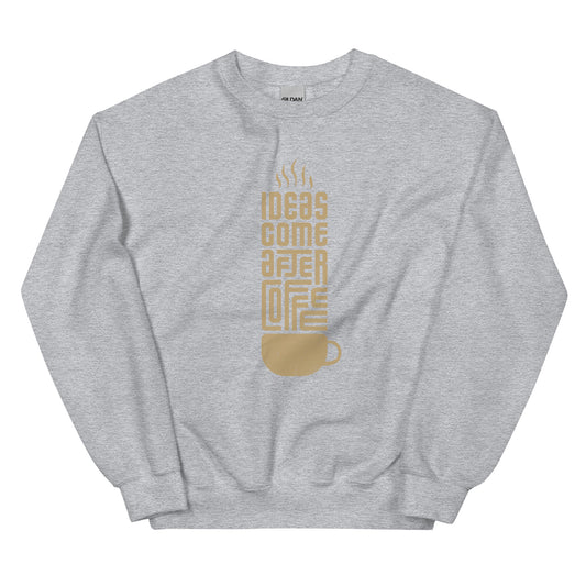 Coffee Ideas Tan Sweatshirt