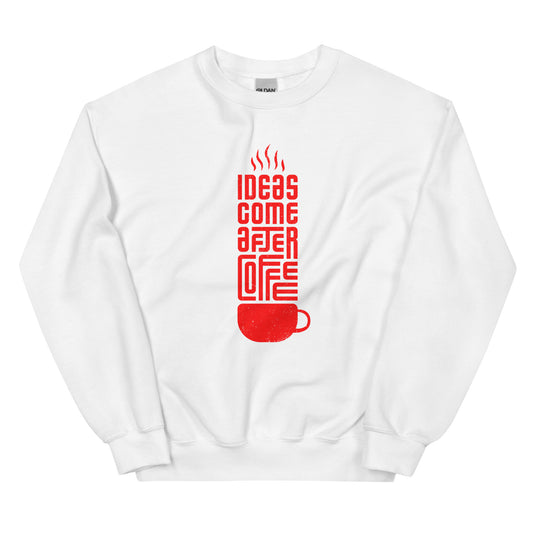 Coffee Ideas Red Sweatshirt