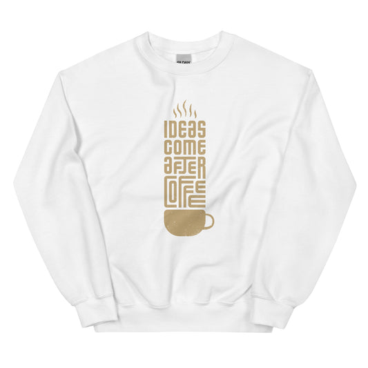 Coffee Ideas Tan Sweatshirt